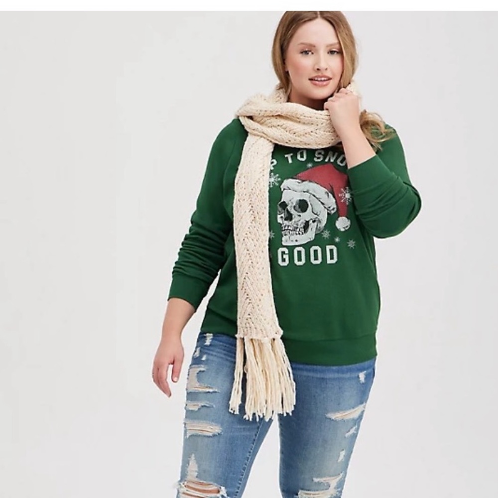 Torrid Fleece Christmas Sweatshirt